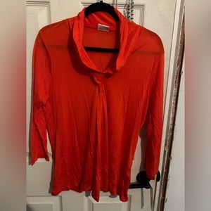 NWT DKNYC XL 3/4 sleeve thin blouse